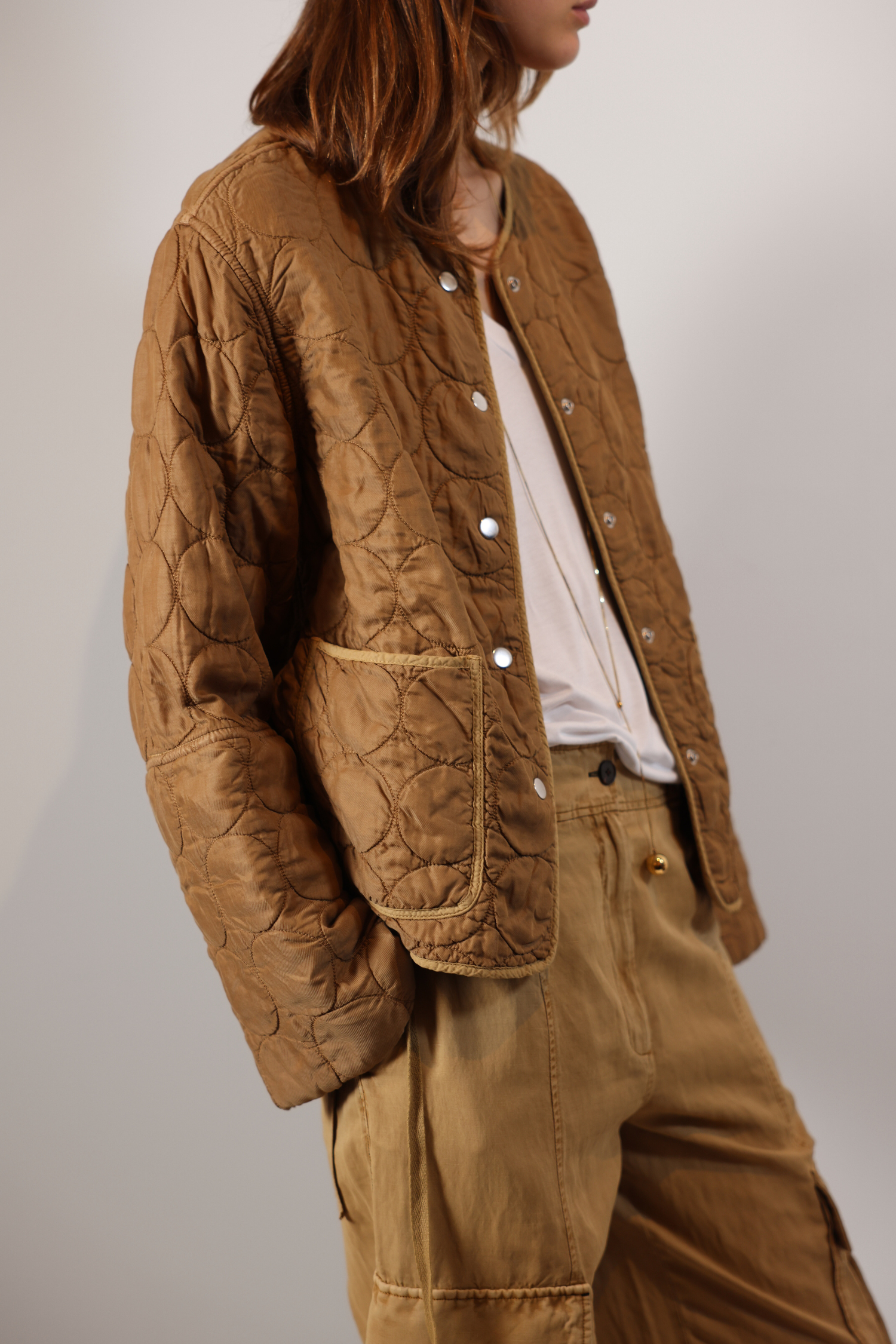 Oliver Quilted Jacket, Dijon – SAINT ART