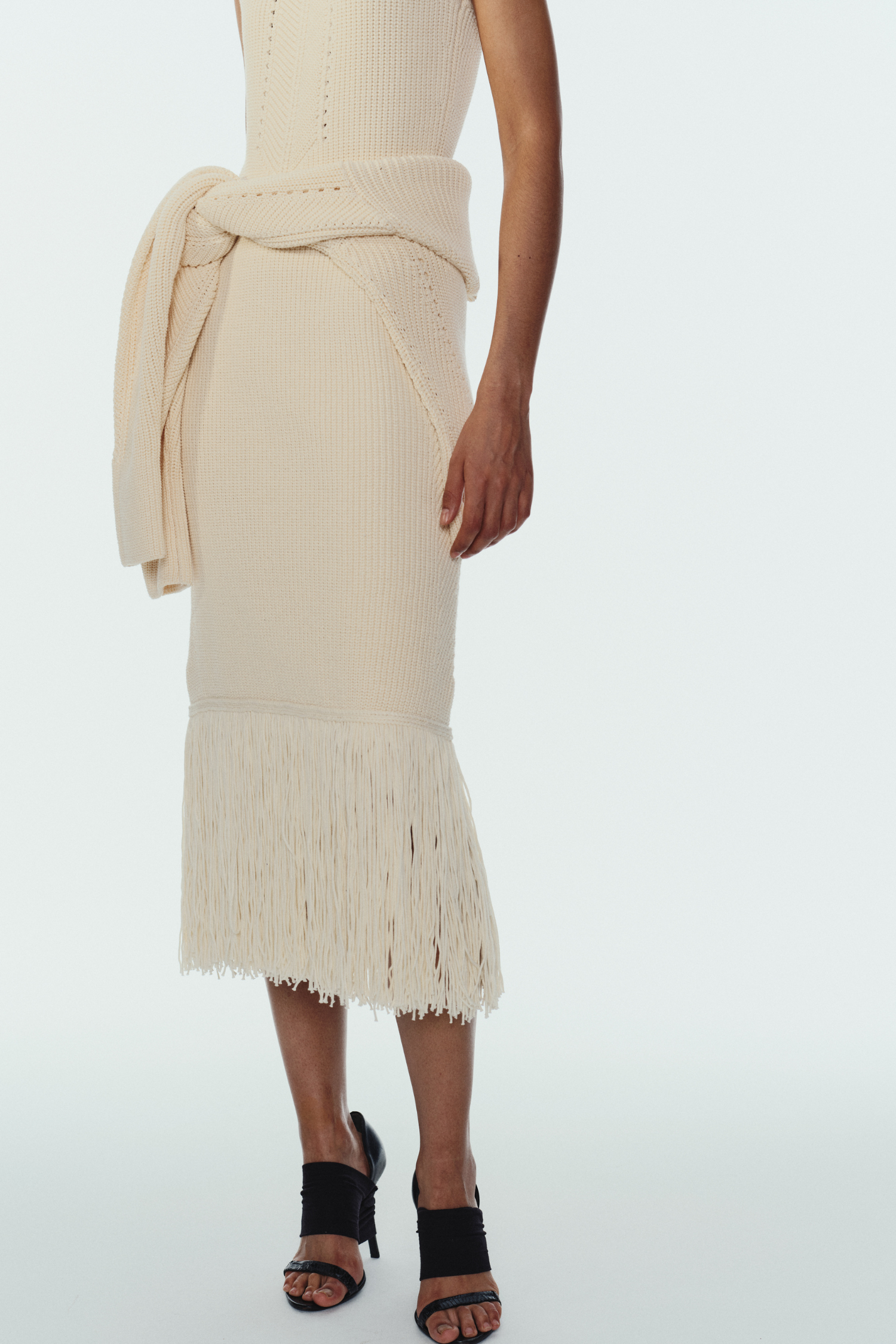 Jovie Fringe Knit Dress Jovie Fringe Knit Dress