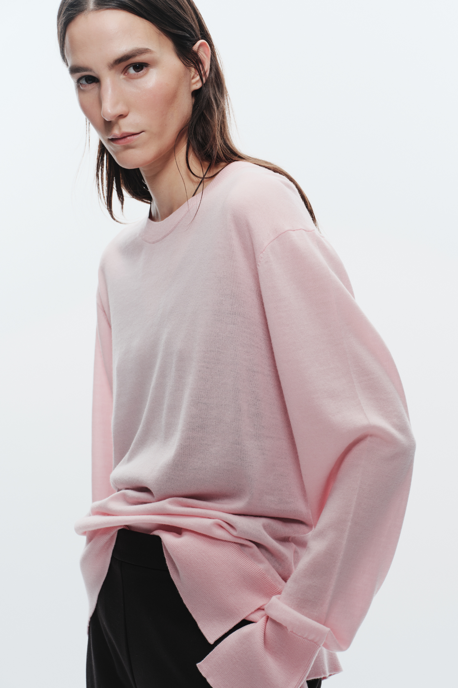 Dean Oversized Merino Wool Sweater, Petal – SAINT ART