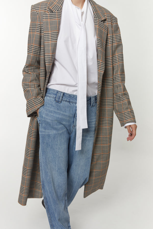 Toby Overcoat, Houndstooth Plaid
