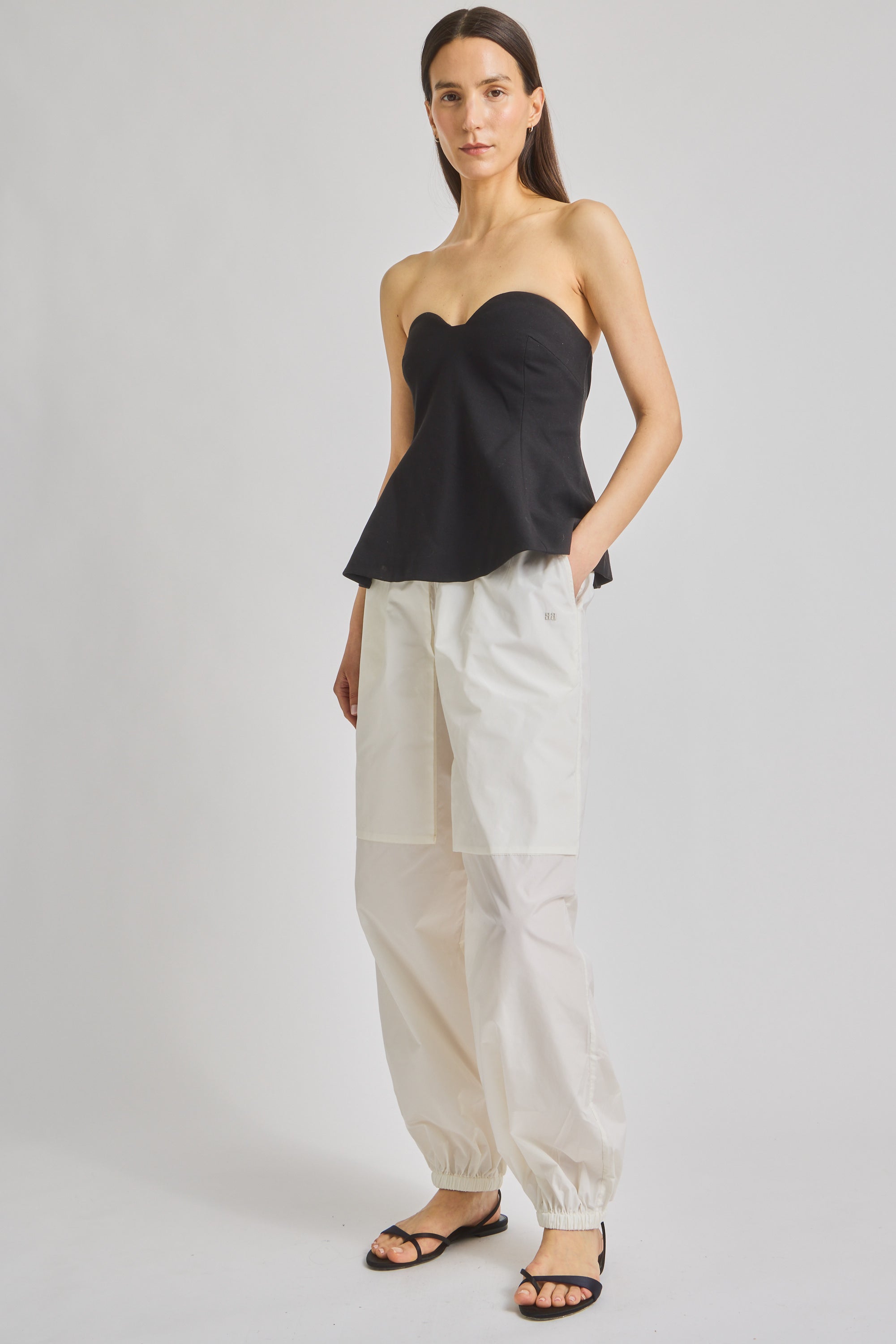 Danielle Bustier Top, Black – SAINT ART