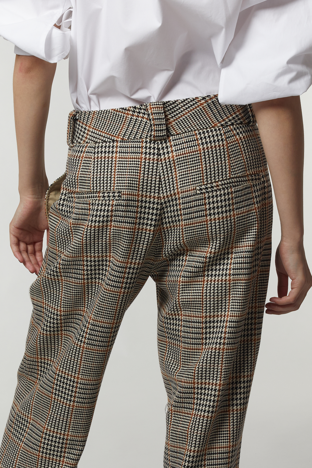 Houndstooth 2025 plaid pants