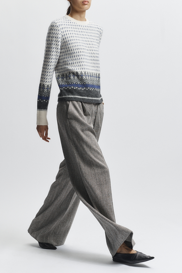 Eli Nordic Sweater, Frost