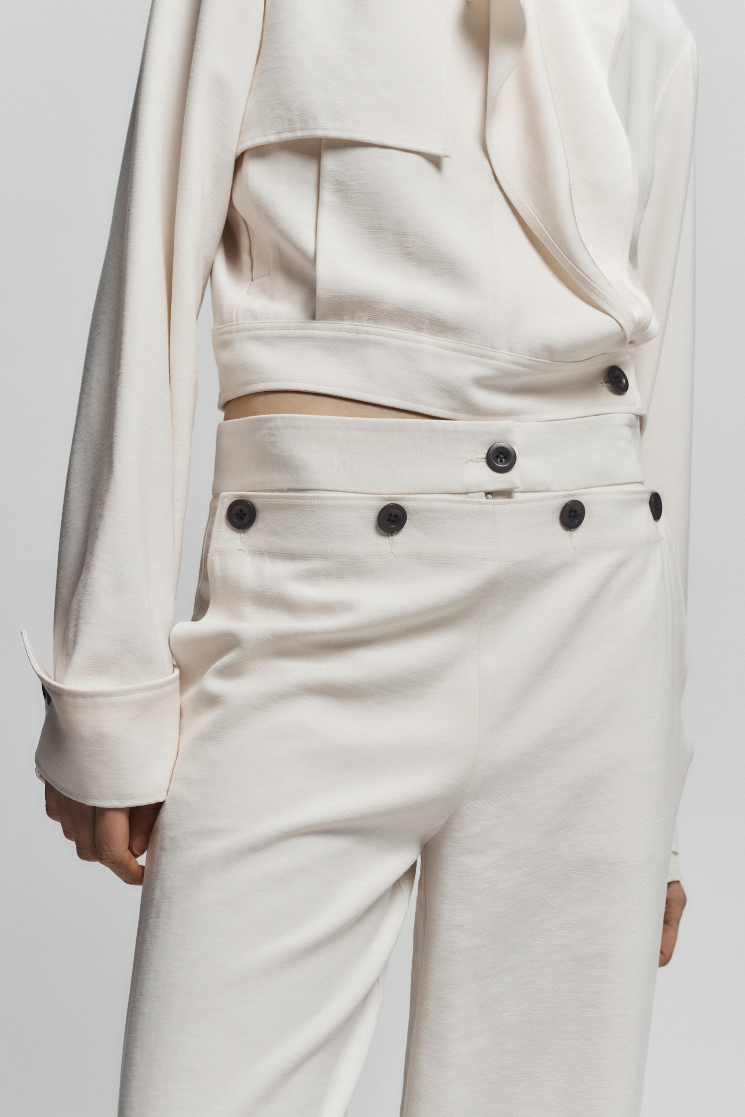 ★SATUR★ Applique Artwork Logo Collar Jacket Resort Ivory WOMEN'S STRAIGHT DOWN® ALPS FLEECE JACKET. WHISTLING STRAITS