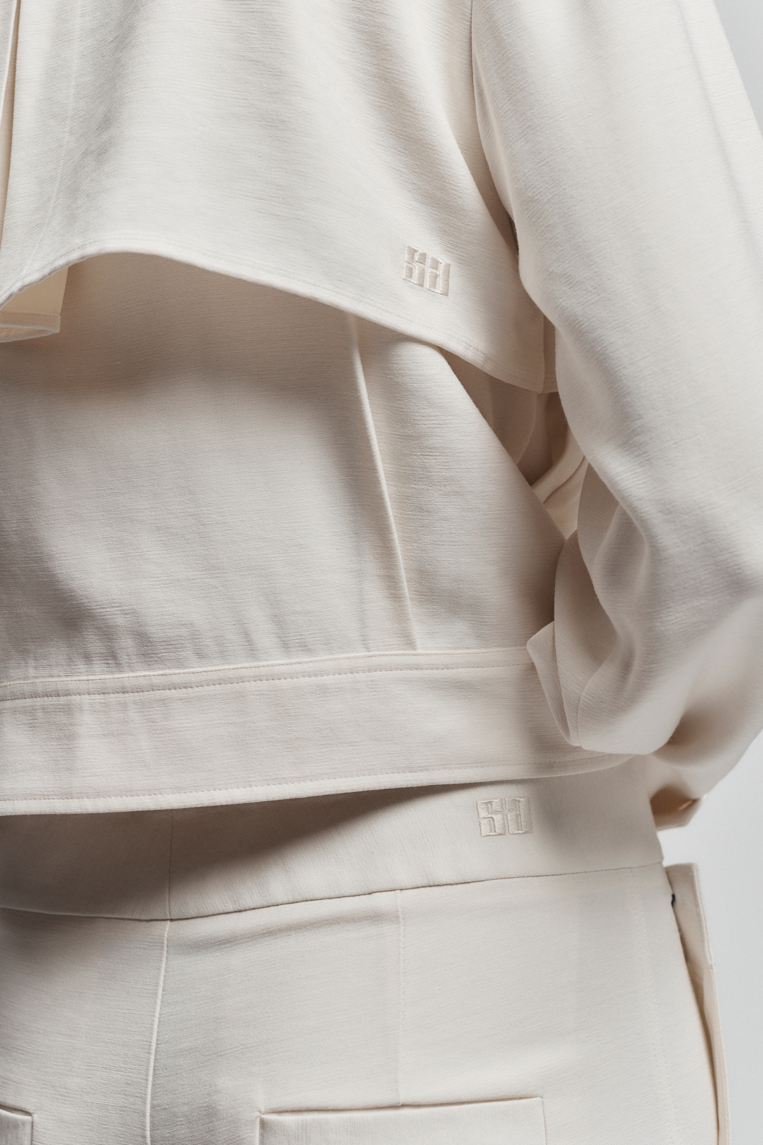 Paxton Bomber Jacket, Ivory – SAINT ART