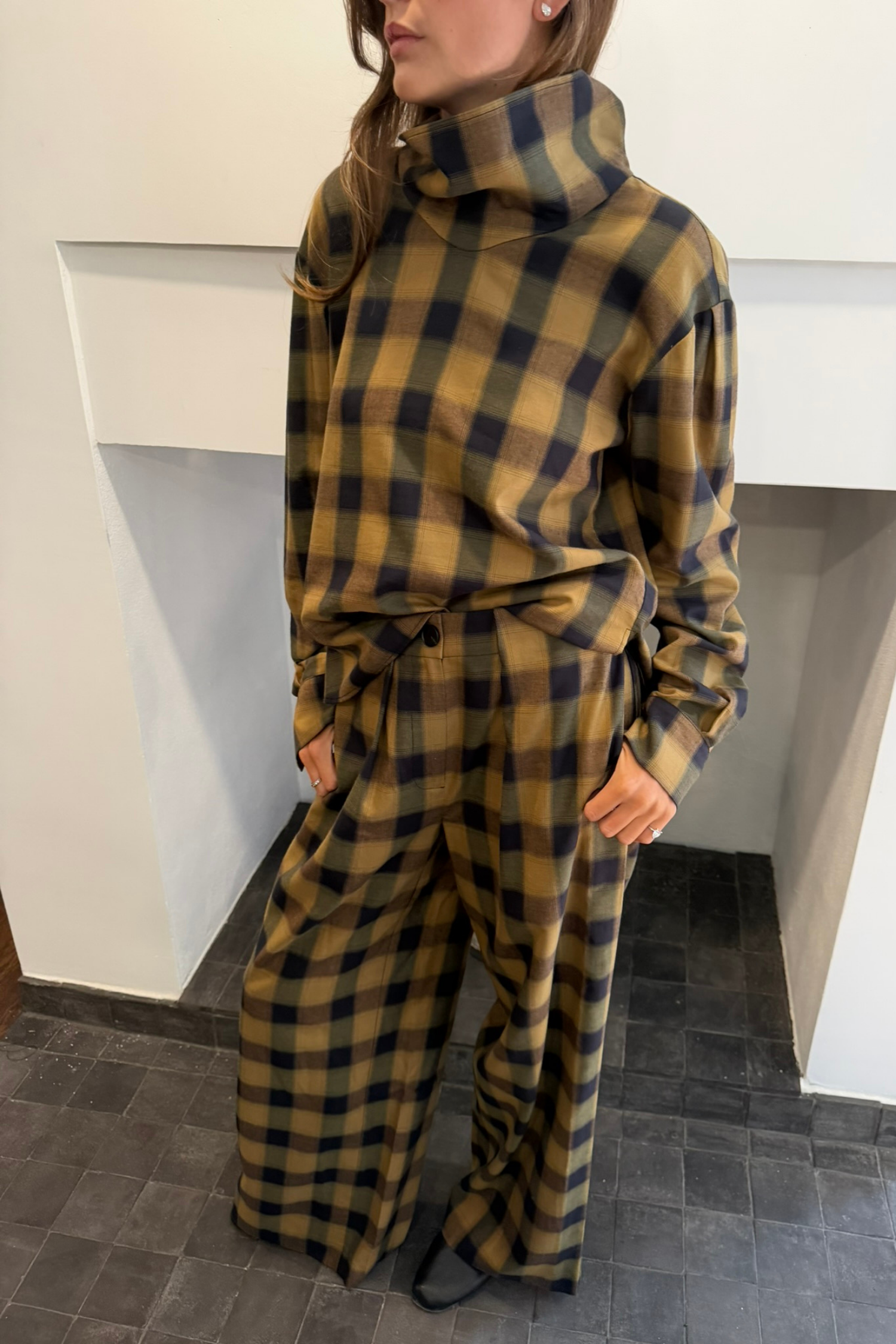 color-Mustard/Navy