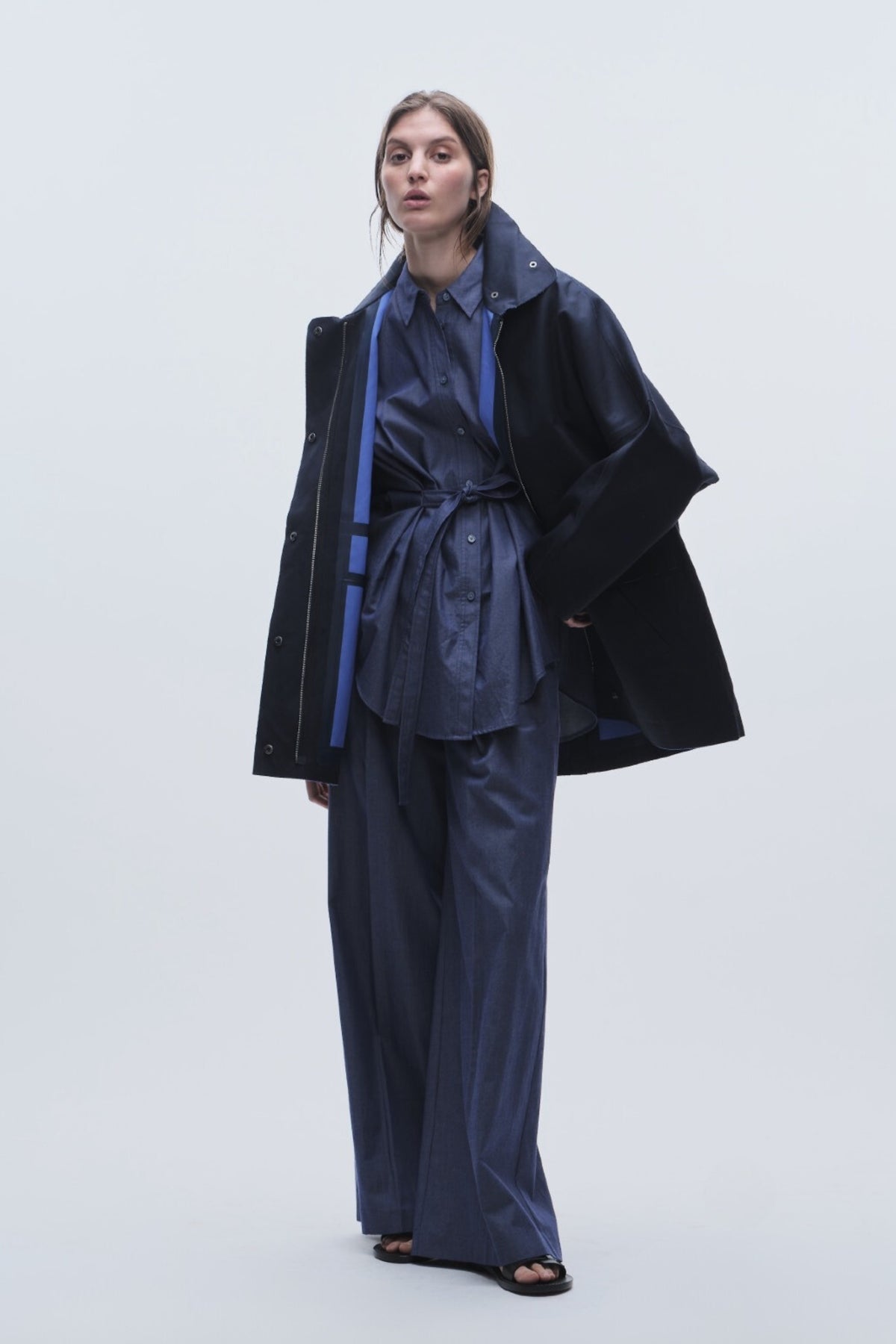 ARTS＆SCIENCE Satin zip up short coat Arts & Science Hooded Short Coat | A'MAREE'S