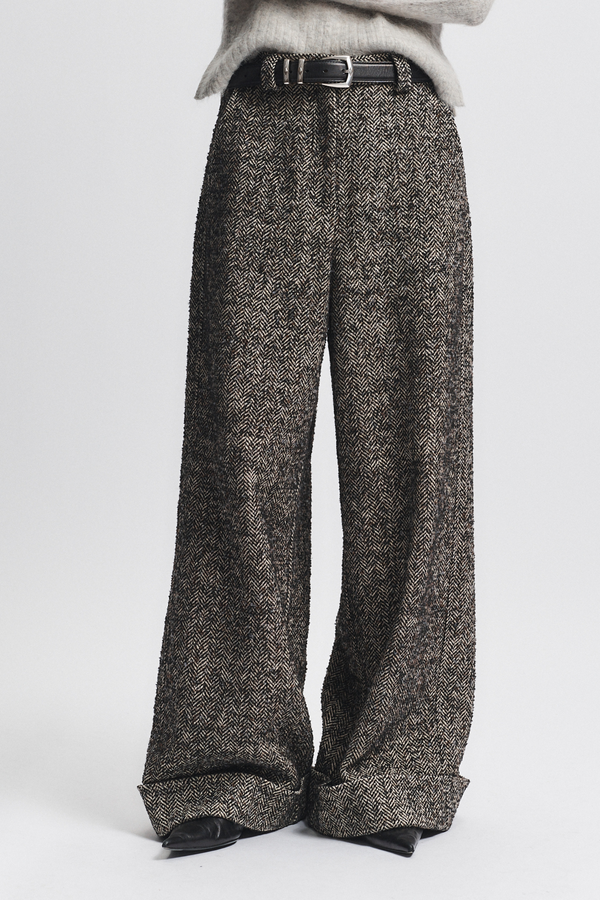 Otto Boucle Pant, Herringbone