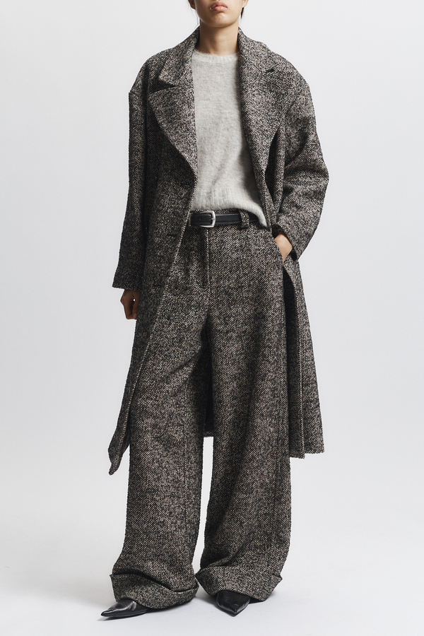 Dayana Overcoat, Herringbone