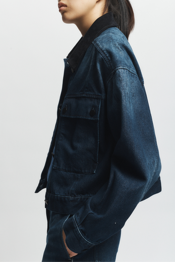 Presley Denim Jacket, Mechanic Wash