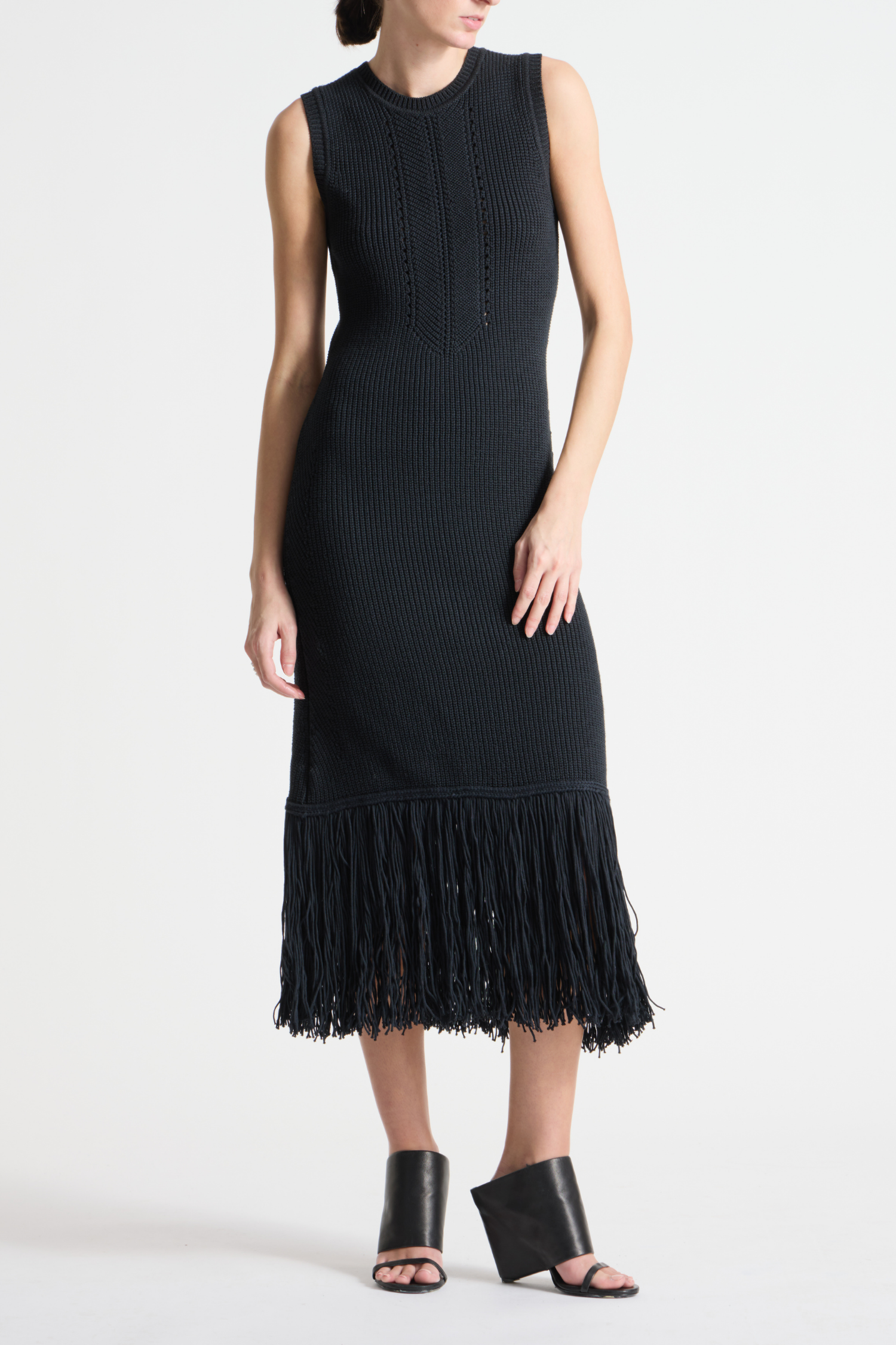 jovie knit dress Jovie Mocha Faux Wrap Mini Dress
