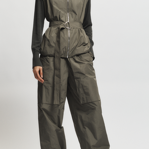 トップス TROVE 2021AW / SKYE VEST / 65VST01 Skye Vest | Women's Linen Vest | Black Colour | 100% Linen