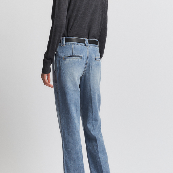 【WOOALONG】 Painting straight denim pants Painting straight denim pants - WOOALONG | 60% - Asian