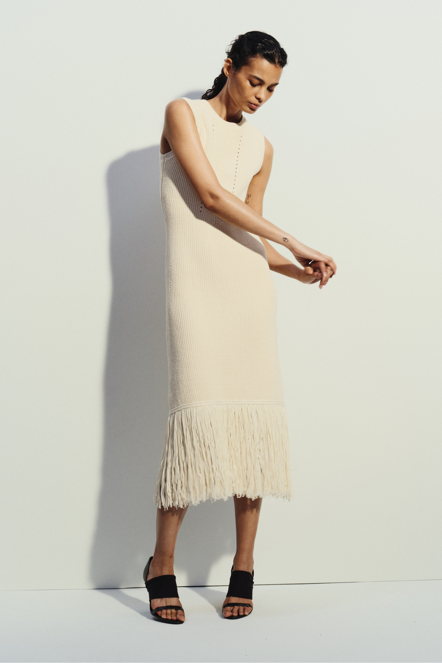 Jovie Fringe Knit Dress Jovie Fringe Knit Dress