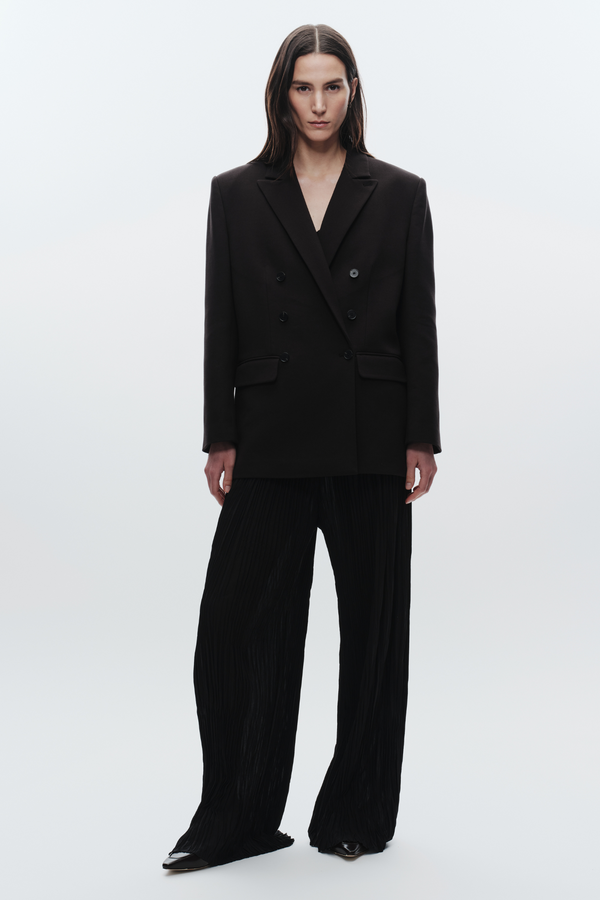 Hendrix Pleated Pant, Black