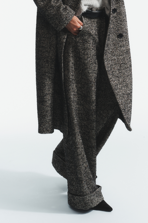 Otto Boucle Pant, Herringbone