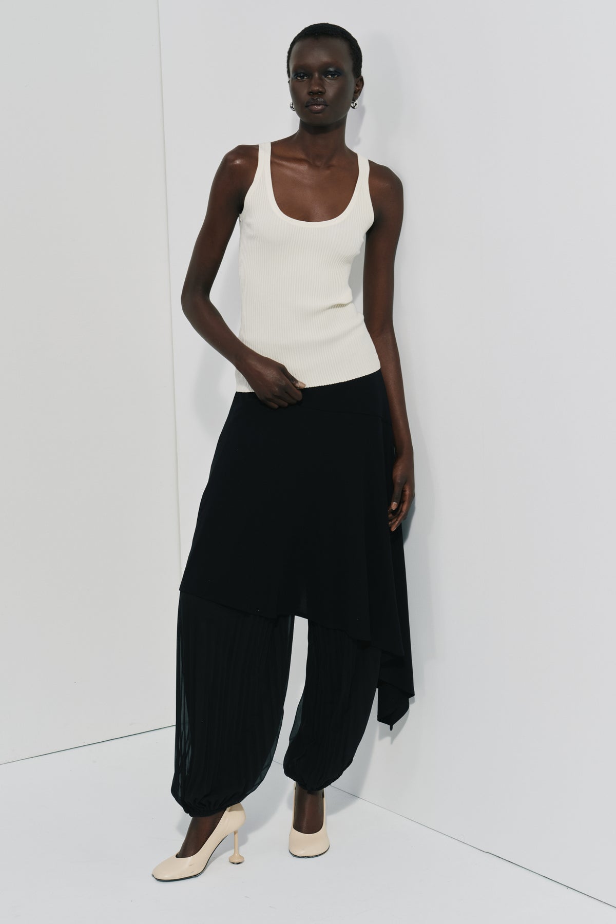 Ronan Pleated Chiffon Pant – SAINT ART