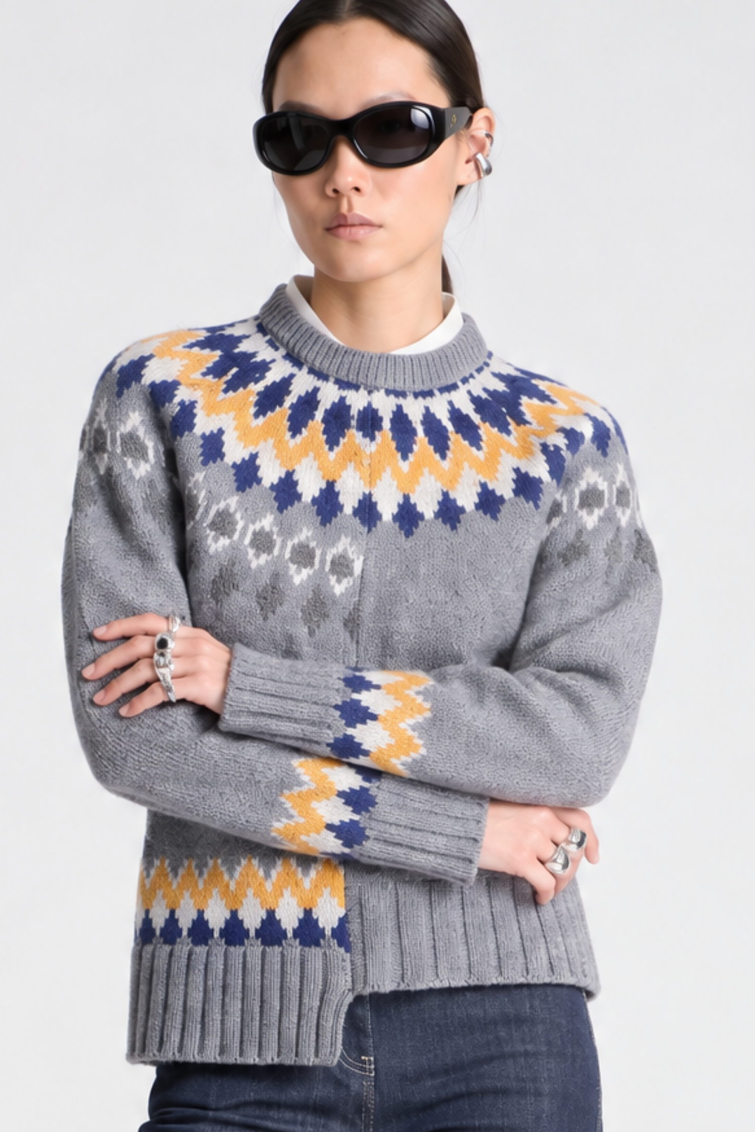 color-Dark Grey Multi
