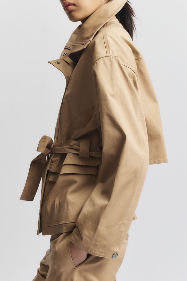 Drew Utility Jacket, Khaki