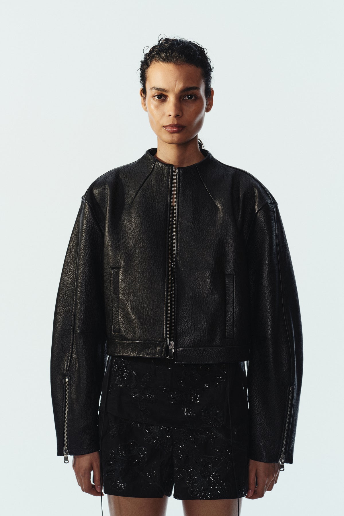 Nicholas Leather Jacket, Black – SAINT ART