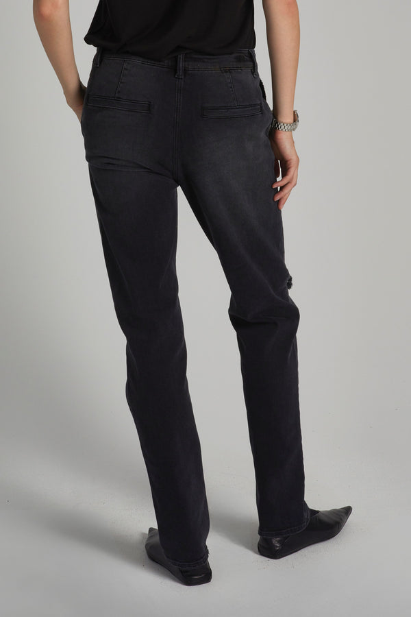 Kiana Denim Pant, Carbon Wash