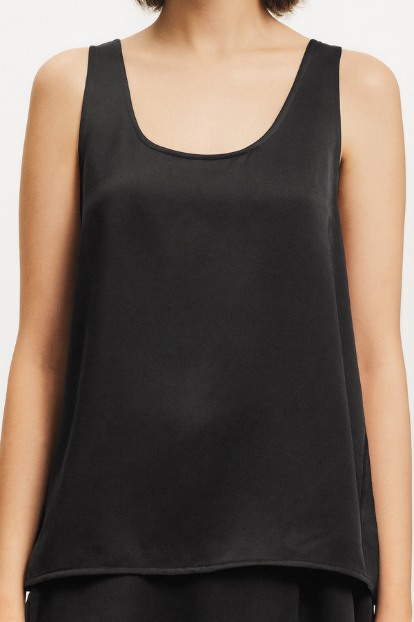 Isola Scoopneck Tank, Black