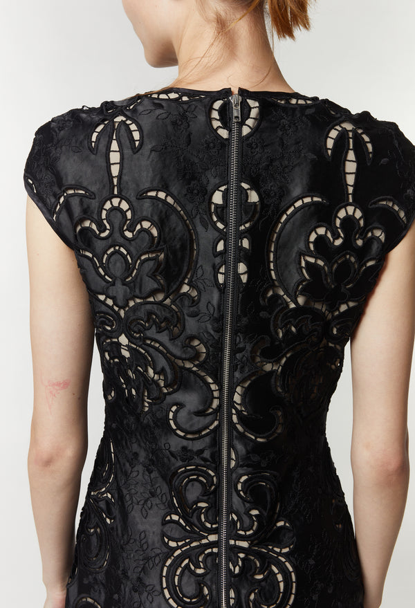 Aida Maxi Dress, Black Lace