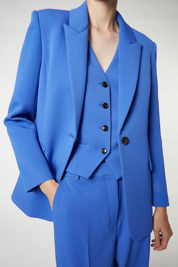 Maude Vest, French Blue
