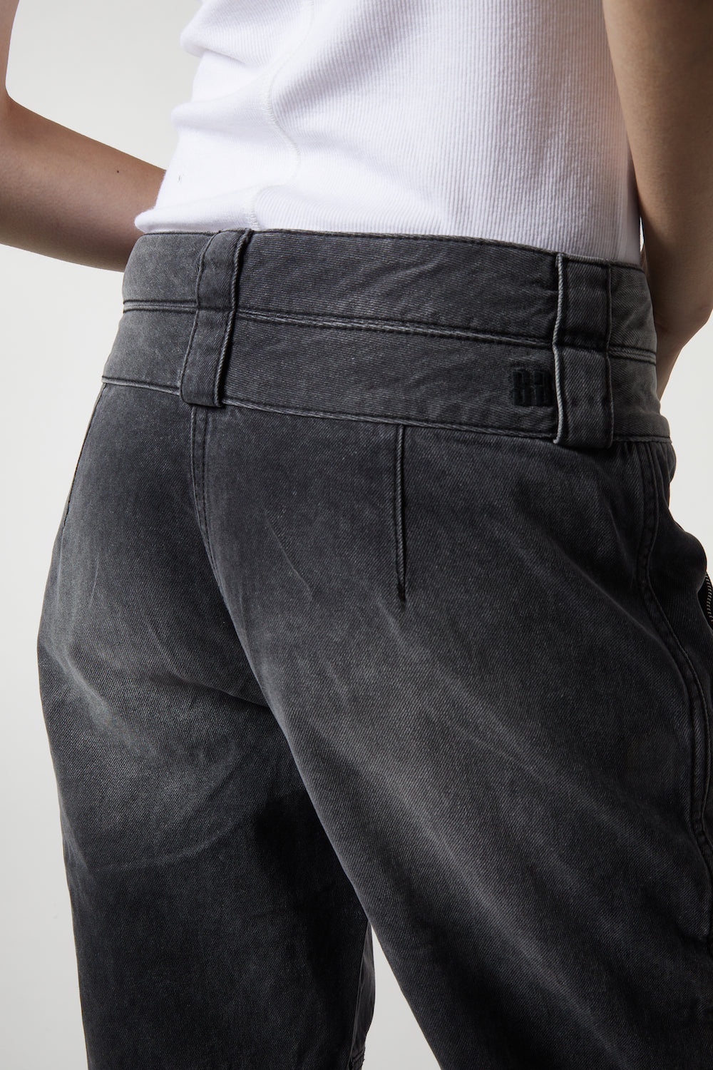 Curve Black Denim Pants S size 新品未使用 Lauren Low-rise Denim Pant, Graphite Wash – SAINT ART