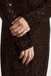 color-CHOCOLATE BROWN SEQUIN