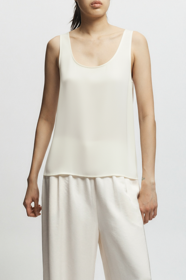 Isola Scoopneck Tank, Ivory