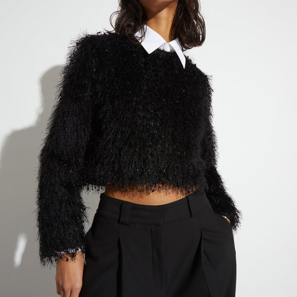 トップス Mediam Lame Feather Bare top BLACK Mediam Lame Feather Bare top・CHARCOAL GRAY - tity
